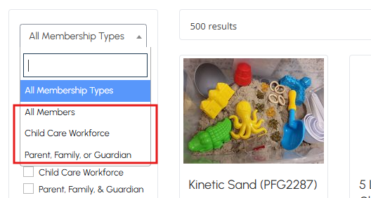 Select your membership